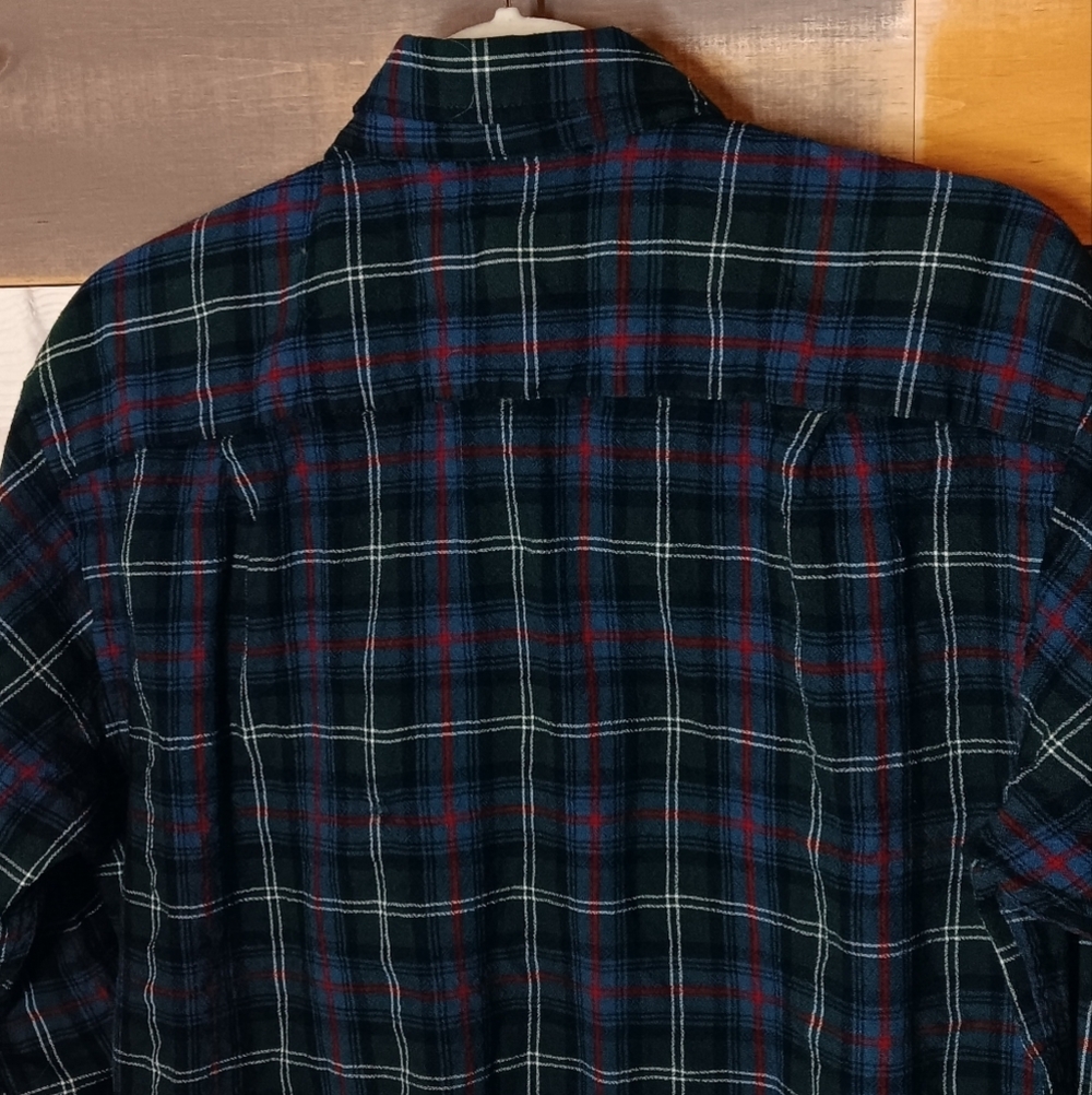 Pendleton Sir Pendleton Wool Flannel L Plaid Gree… - image 6